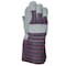 Magid Leather Palm Gloves, Wing Thumb, Gray, L, 12 PK TG725IE - alternate 2